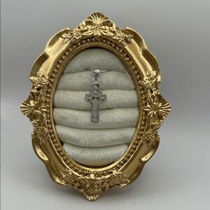 Celtic Sterling Silver Cross Pendant